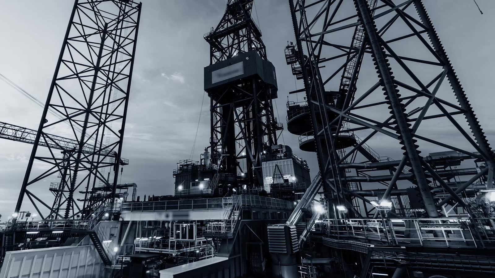 Offshore drilling rig structure